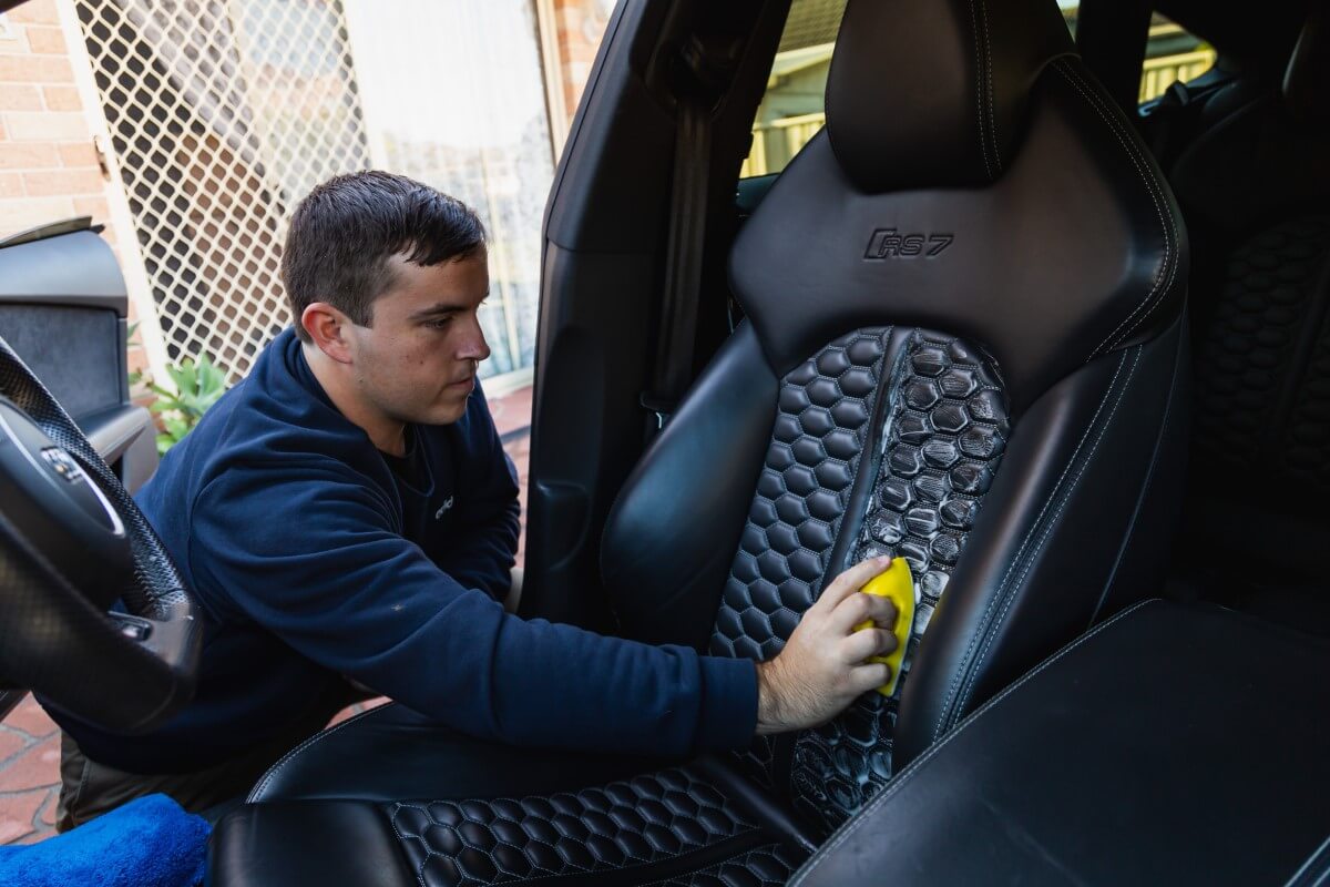 Car Leather Rejuvenation Brush-Car Wash Brushes-Cutting Edge Chemicals