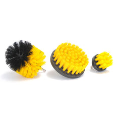 Car Cleaning Premium Drill Mounted Brushes (3 Piece)-Car Wash Brushes-Cutting Edge Chemicals 