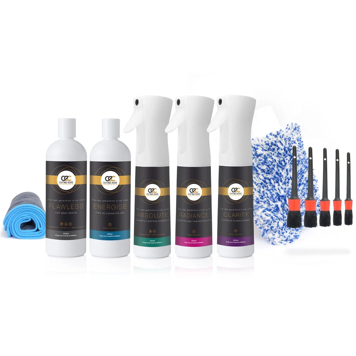 Ultimate Premium Car Detailing Pack-Vehicle Cleaning-Cutting Edge Chemicals 